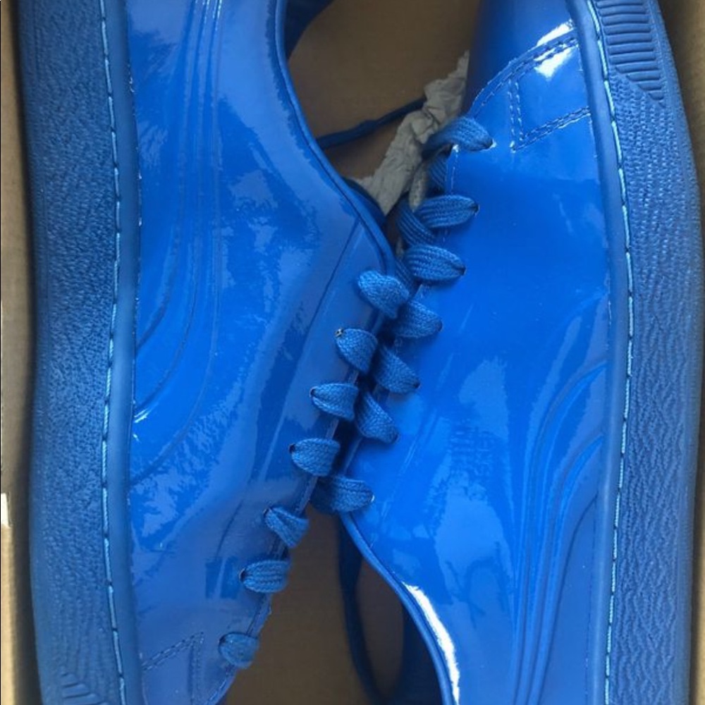 Electric Blue Pumas